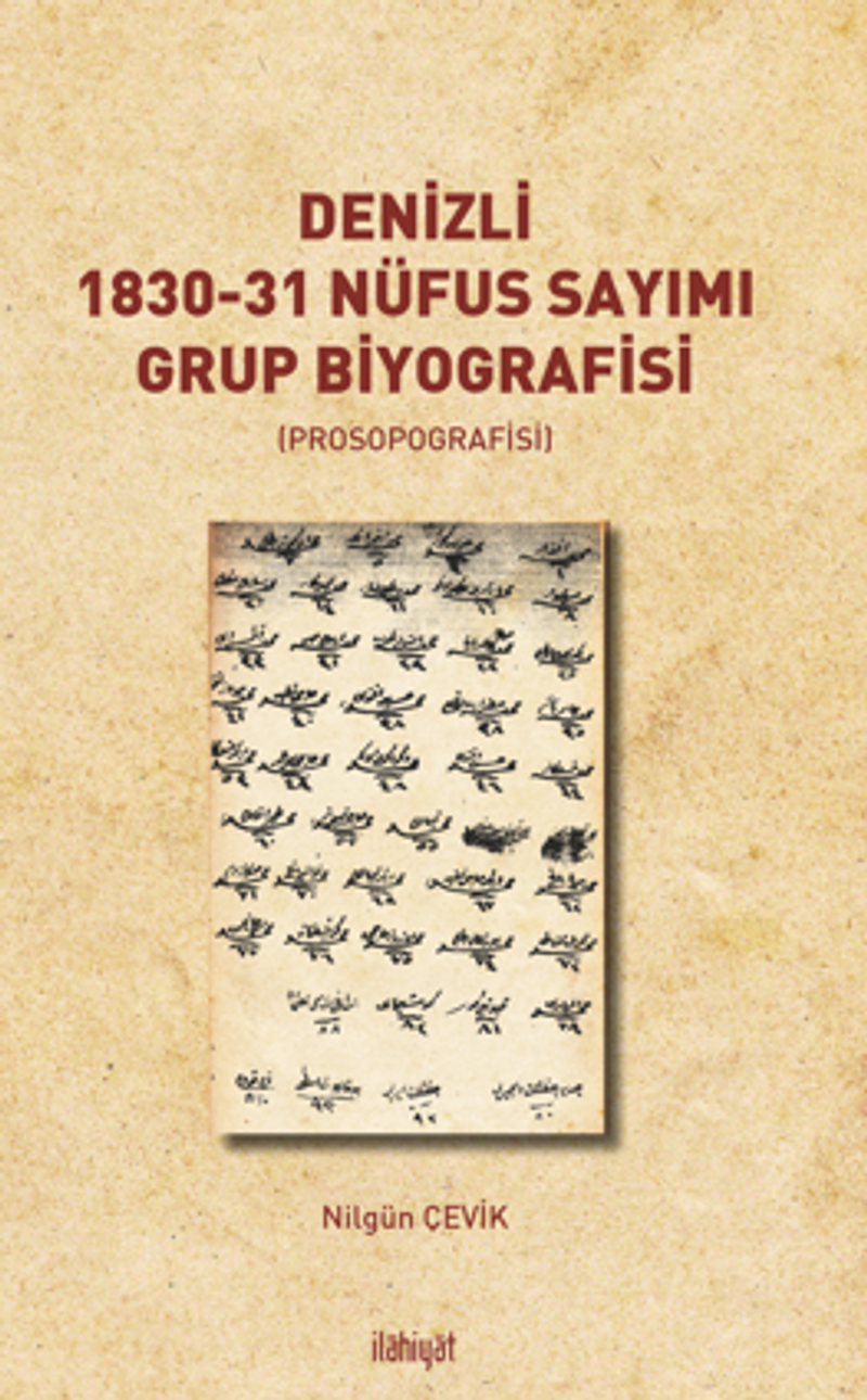 Denizli 1830-31 Nüfus Sayımı Grup Biyografisi (Prosopografisi) kitap kapağı