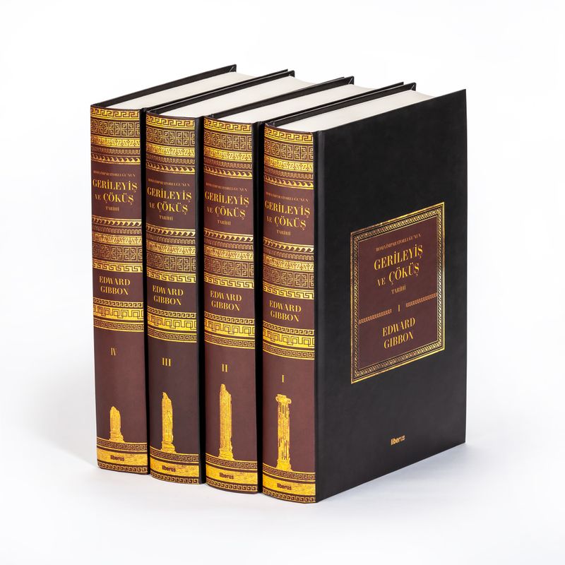 Roma İmparatorluğu'nun Gerileyiş ve Çöküş Tarihi (Tam Metin –Ciltli) kitap kapağı