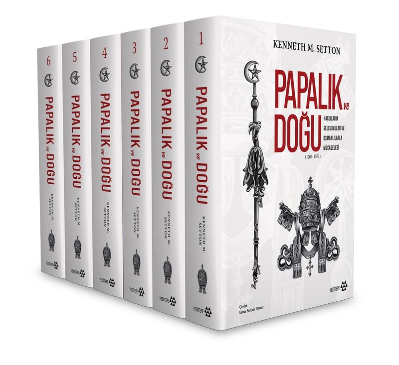 Papalık ve Doğu (1204-1571) (6 Cilt Takım) (Ciltli) kitap kapağı