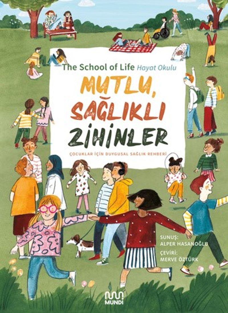Mutlu, Sağlıklı Zihinler: Çocuklar İçin Duygusal Sağlık Rehberi kitap kapağı