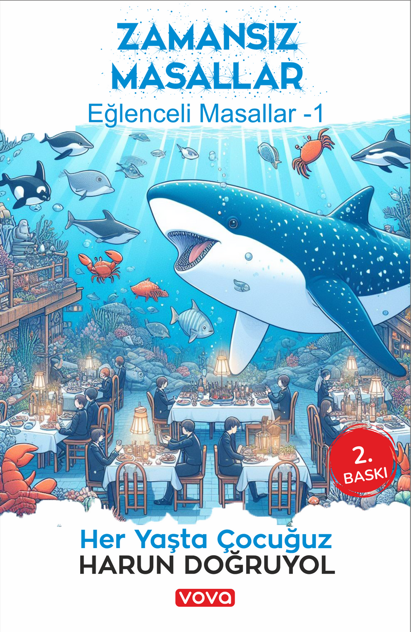 Zamansız Masallar- Eğlenceli Masallar-1 kitap kapağı
