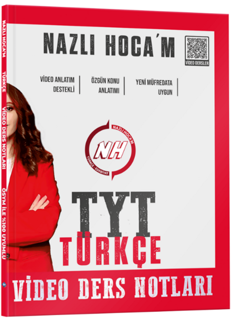 Nazlı Hocam TYT Türkçe Video Ders Kitabı kitap kapağı