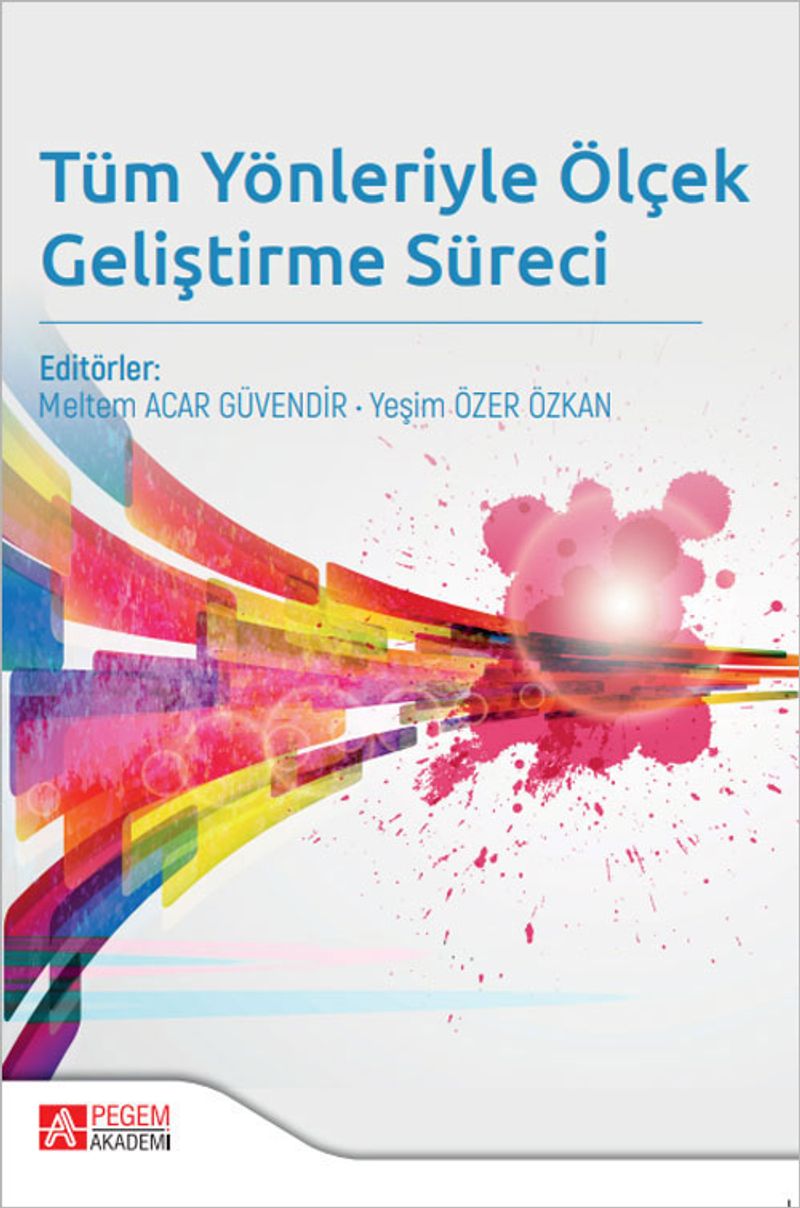 Tüm Yönleriyle Ölçek Geliştirme Süreci kitap kapağı