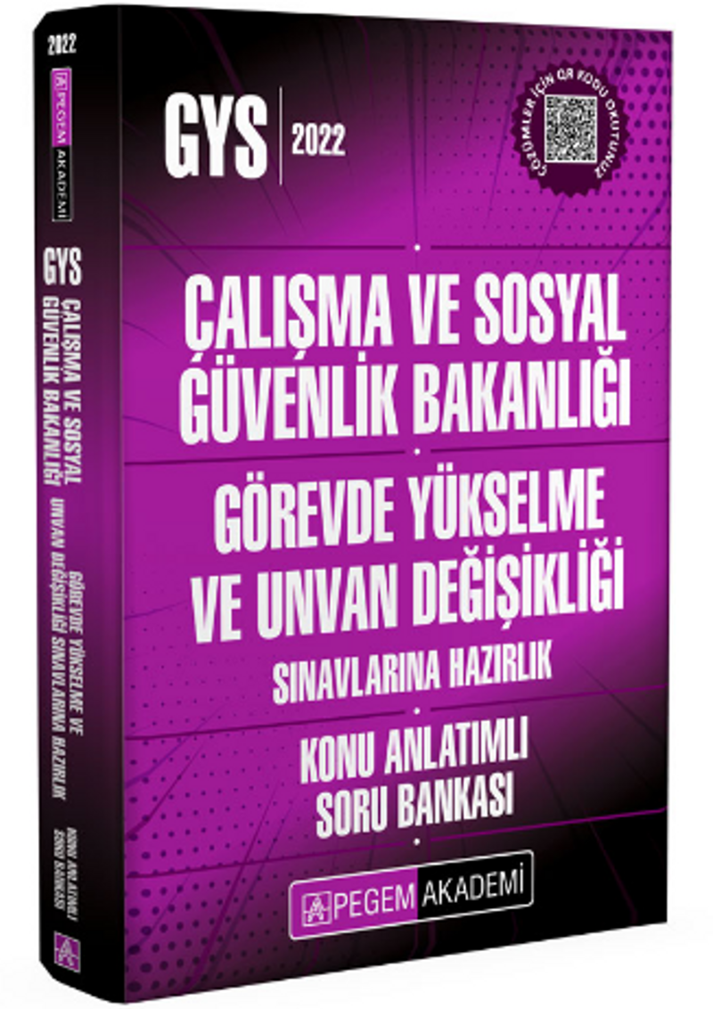 2022 Çalışma ve Sosyal Güvenlik Bakanlığı GYS Konu Anlatımlı Soru Bankası kitap kapağı