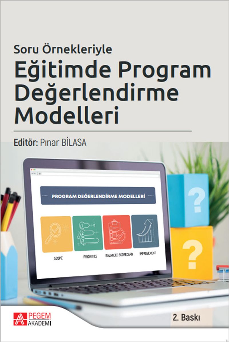Soru Örnekleriyle Eğitimde Program Değerlendirme Modelleri kitap kapağı