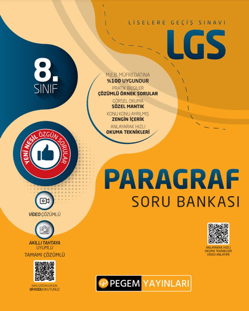 LGS Paragraf Soru Bankası kitap kapağı