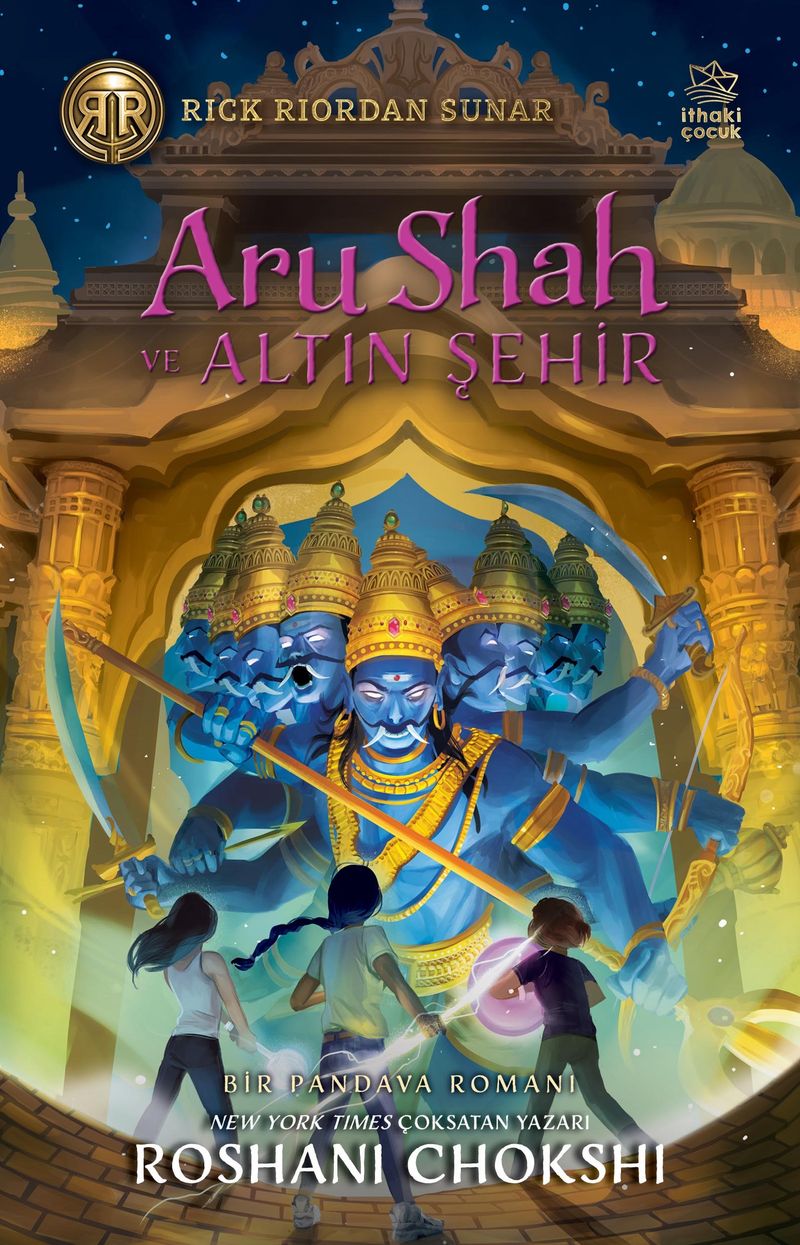 Aru Shah ve Altın Şehir kitap kapağı