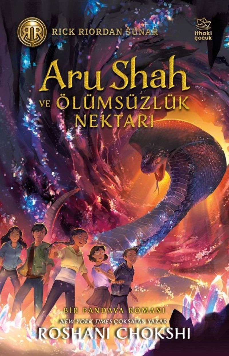 Aru Shah ve Ölümsüzlük Nektarı kitap kapağı