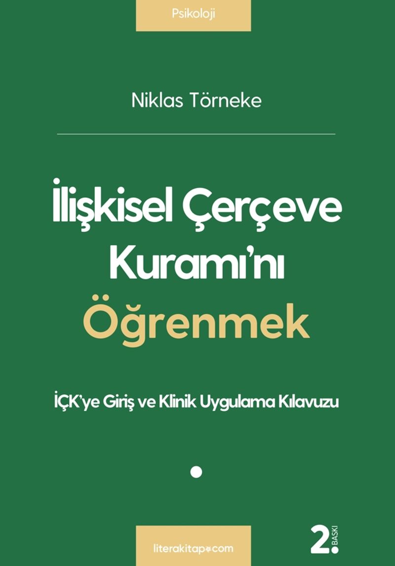 İlişkisel Çerçeve Kuramı'nı Öğrenmek kitap kapağı