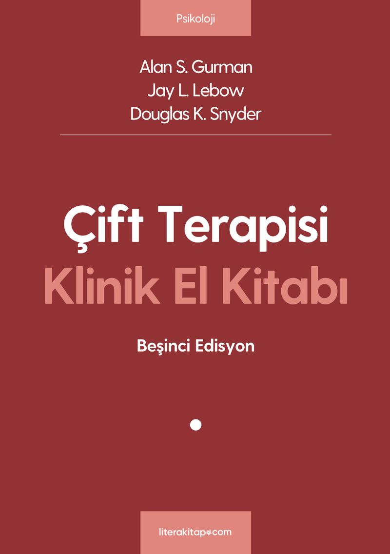 Çift Terapisi Klinik El Kitabı kitap kapağı