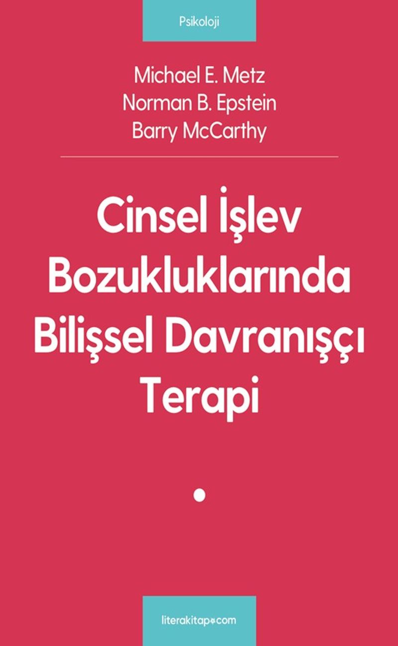 Cinsel İşlev Bozukluklarında Bilişsel Davranışçı Terapi kitap kapağı