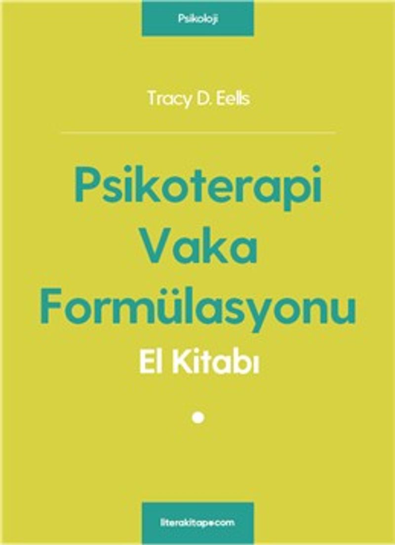 Psikoterapi Vaka Formülasyonu El Kitabı kitap kapağı