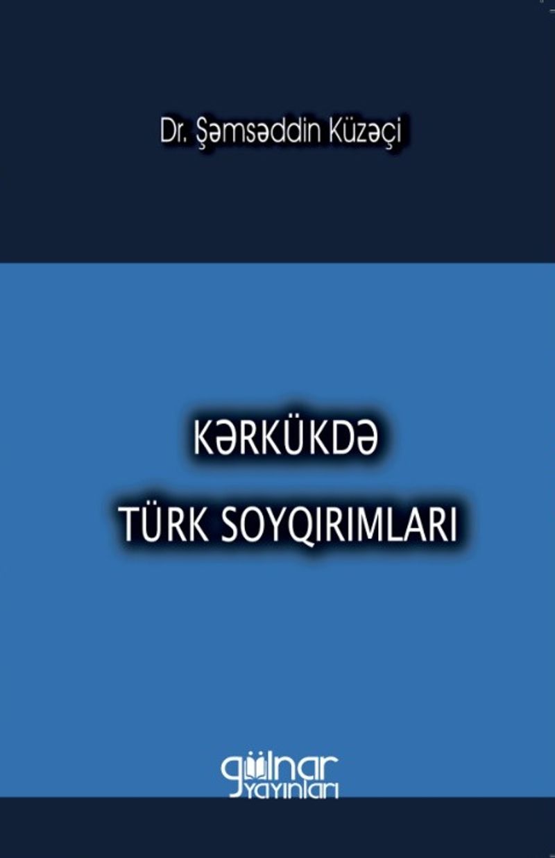 Kerkükde Türk Soykırımları kitap kapağı