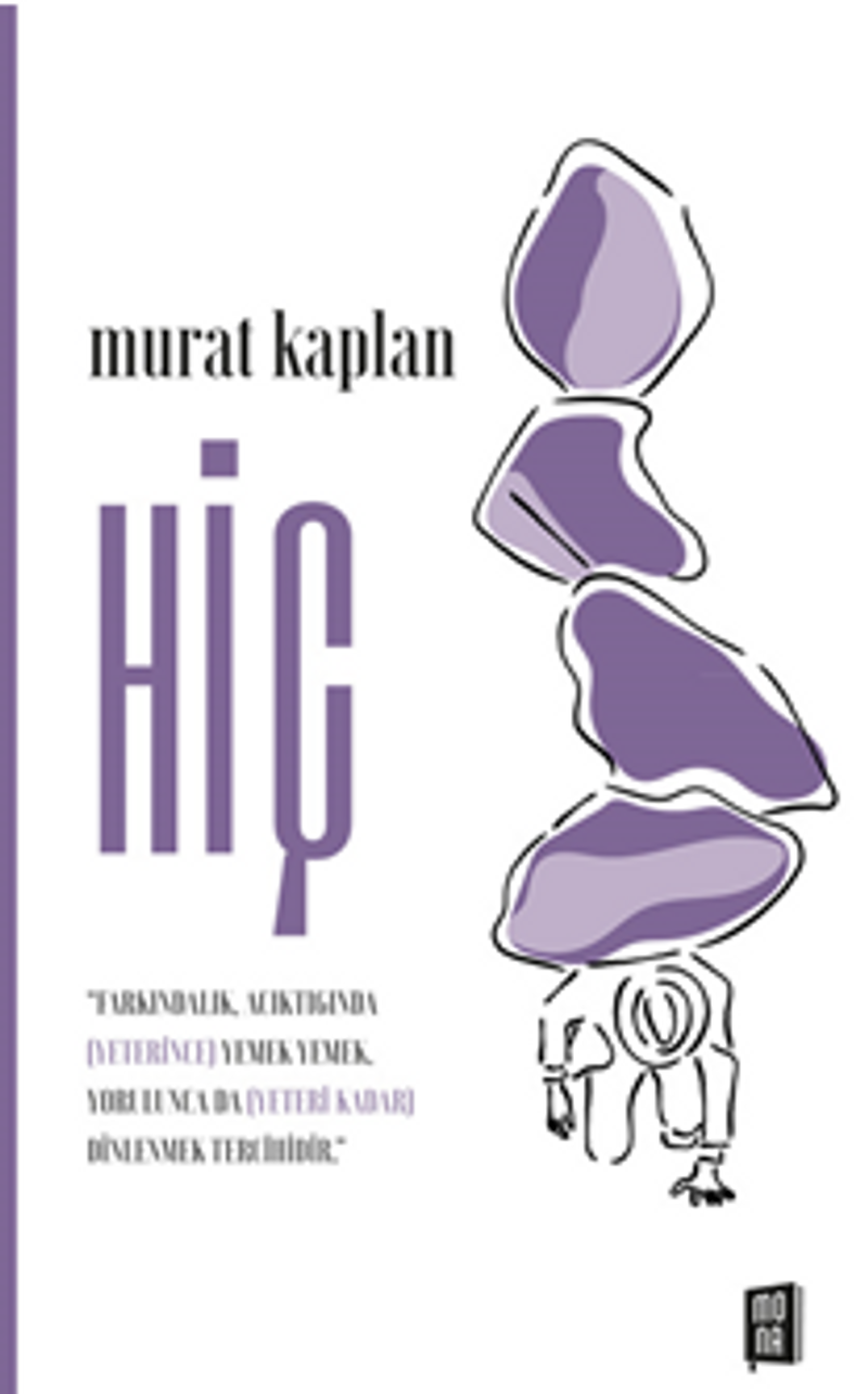 Hiç / “Farkındalık, Acıktığğında (Yeterince) Yemek Yemek, Yorulunca Da (Yeteri Kadar) Dinlenmek Tercihidir.” kitap kapağı