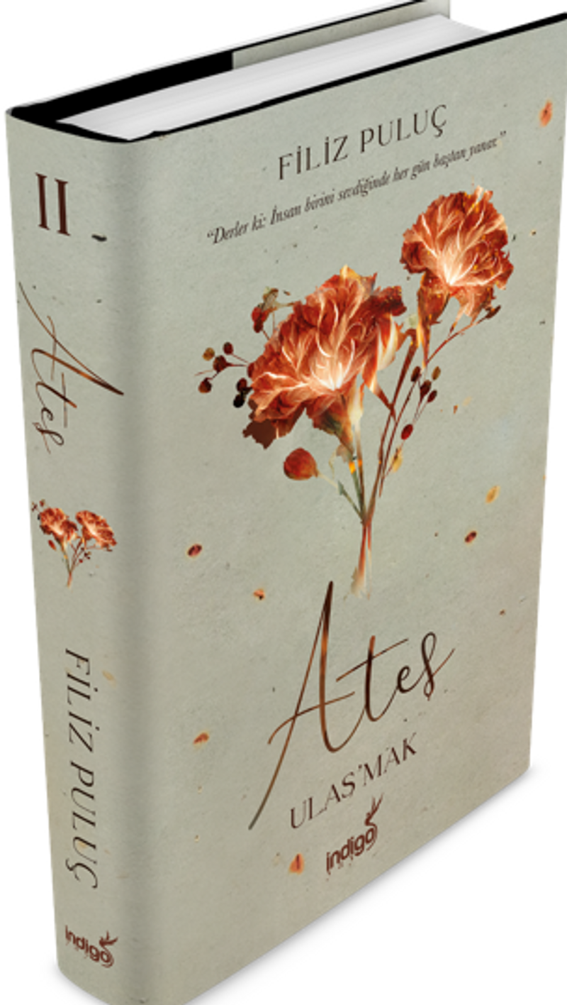 Ateş - Ulaş'mak - Ciltli kitap kapağı