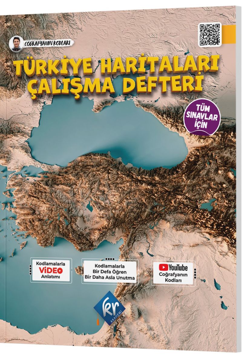 Coğrafyanın Kodları Türkiye Haritaları Çalışma Defteri (Tüm Sınavlar İçin) kitap kapağı