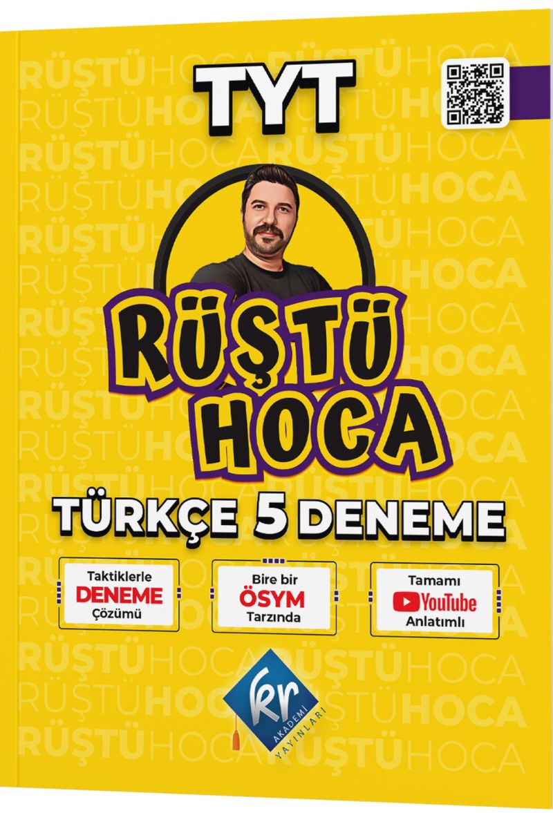 2023 Rüştü Hoca TYT Türkçe 5 Deneme kitap kapağı