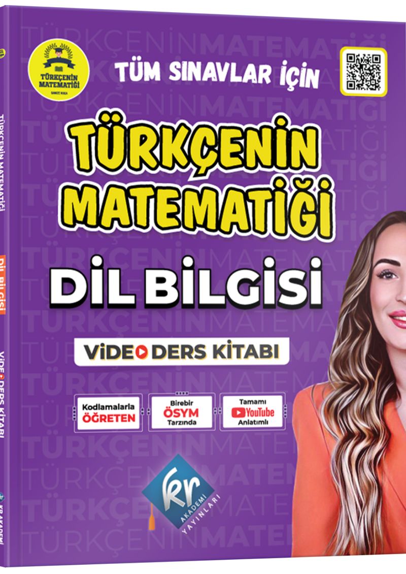 Türkçenin Matematiği Tüm Sınavlar İçin Dil Bilgisi Video Ders Kitabı kitap kapağı