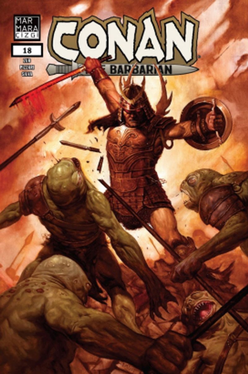Conan The Barbarian 18 kitap kapağı