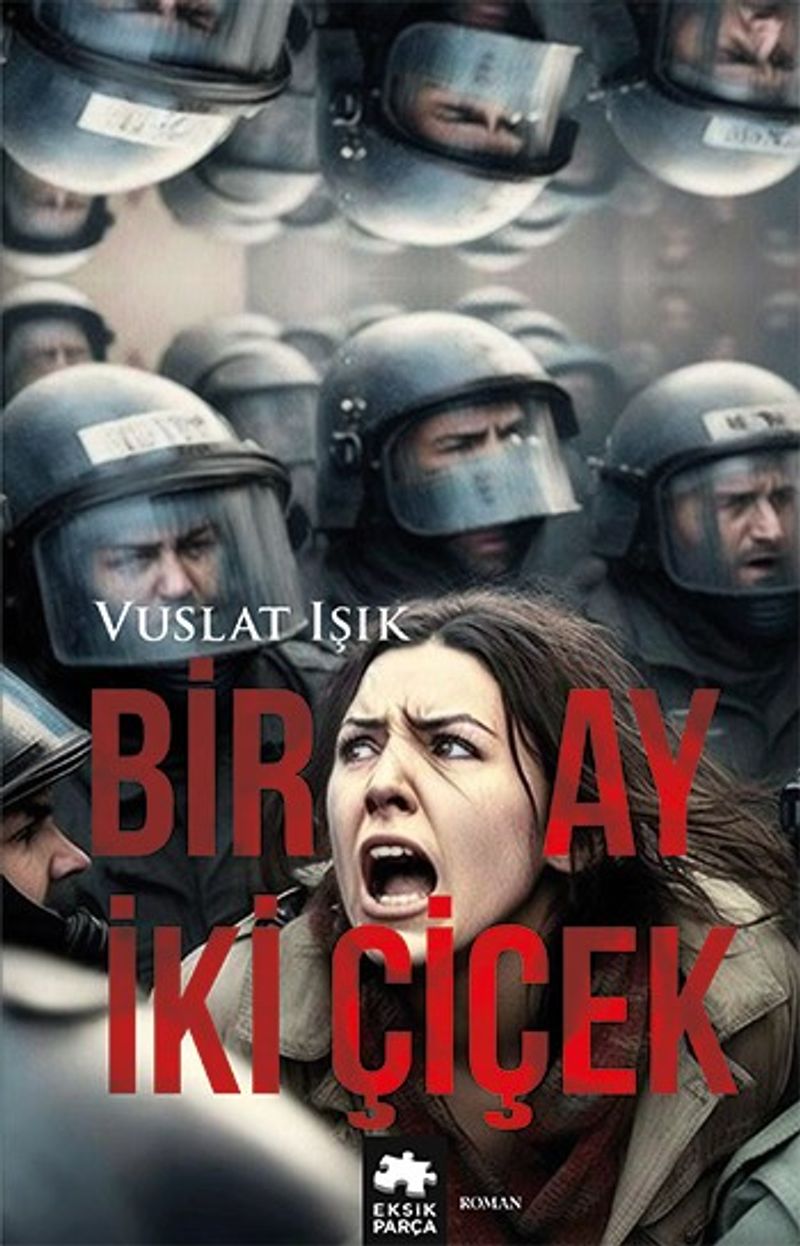 Bir Ay İki Çiçek kitap kapağı
