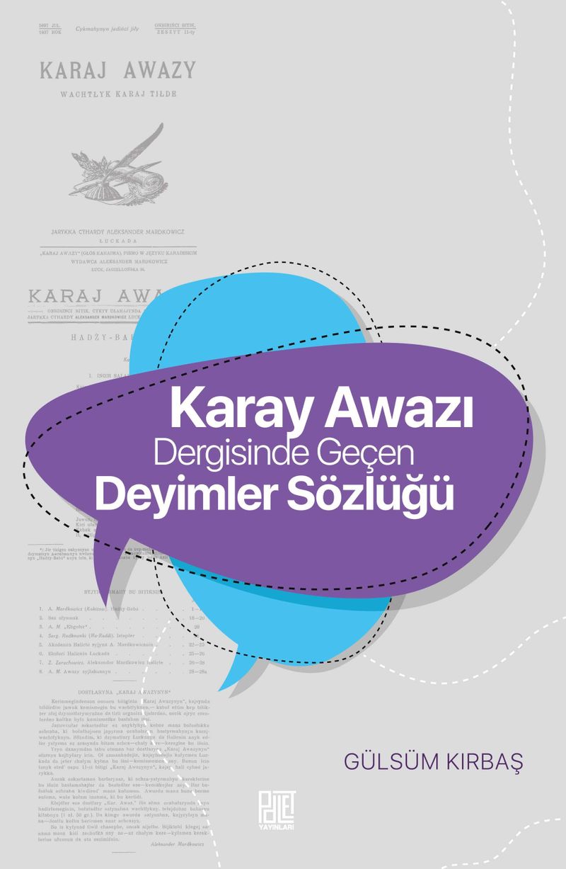 Karay Awazı Dergisinde Geçen Deyimler Sözlüğü kitap kapağı
