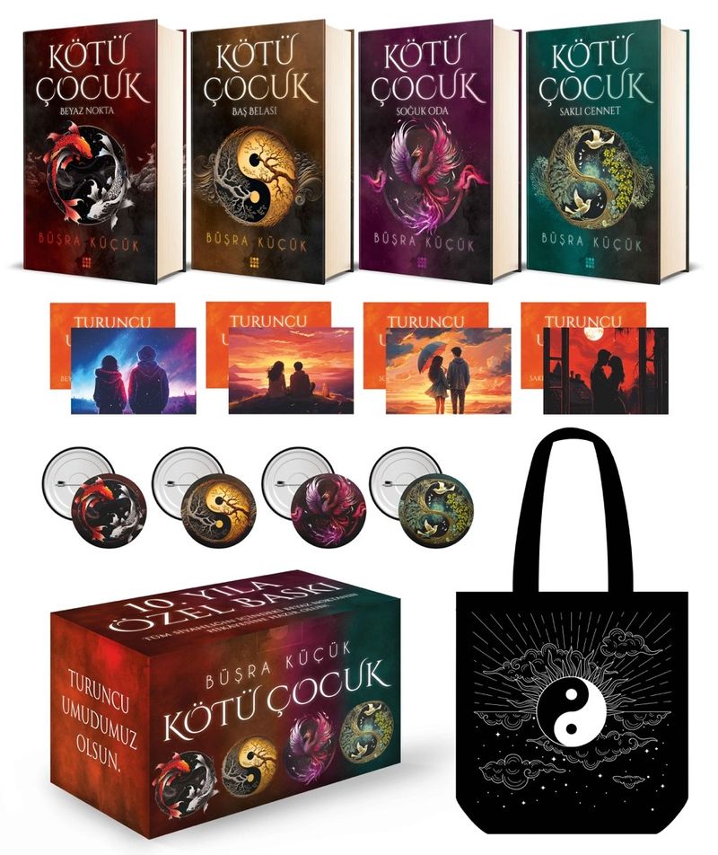 Kötü Çocuk Serisi 4 Kitap Takım (Kutulu Ciltli Set) kitap kapağı