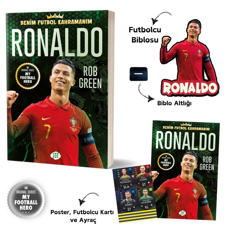 Ronaldo / Benim Futbol Kahramanım kitap kapağı