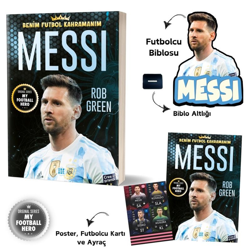 Messi / Benim Futbol Kahramanım kitap kapağı