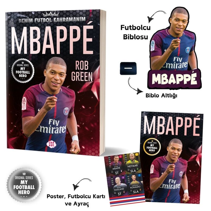 Mbappe / Benim Futbol Kahramanım kitap kapağı