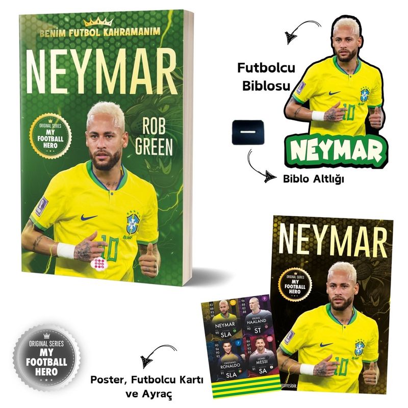 Neymar / Benim Futbol Kahramanım kitap kapağı