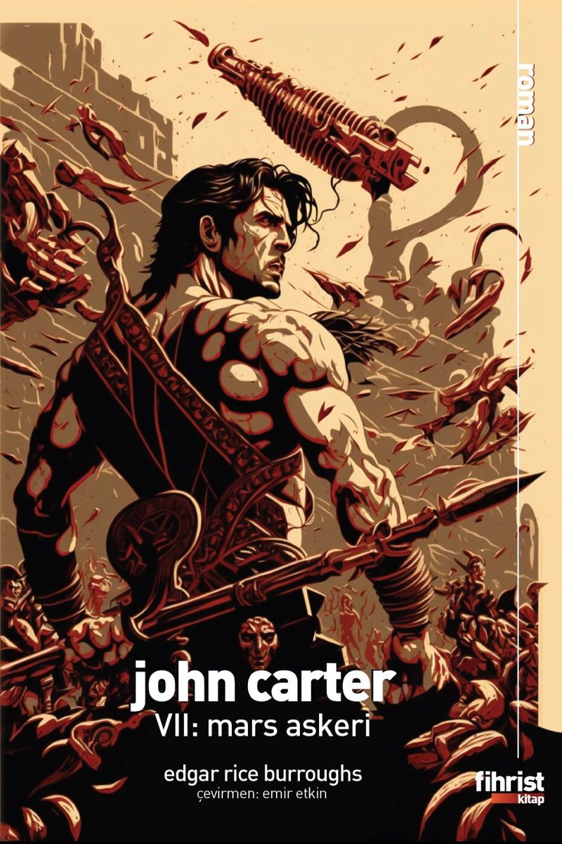 Mars Askeri / John Carter VII kitap kapağı