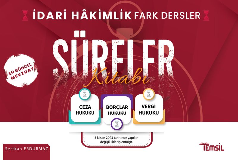 İdari Hakimlik Fark Dersler Süreler Kitabı kitap kapağı
