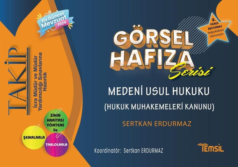 Takip Görsel Hafıza Serisi Medeni Usul Hukuku kitap kapağı