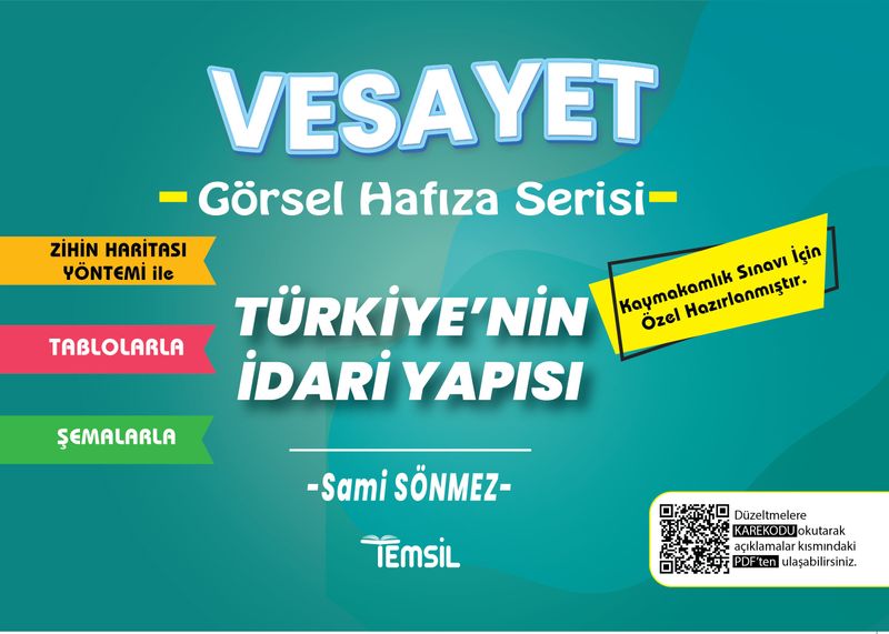 Vesayet Görsel Hafıza Türkiye'nin İdari Yapısı kitap kapağı