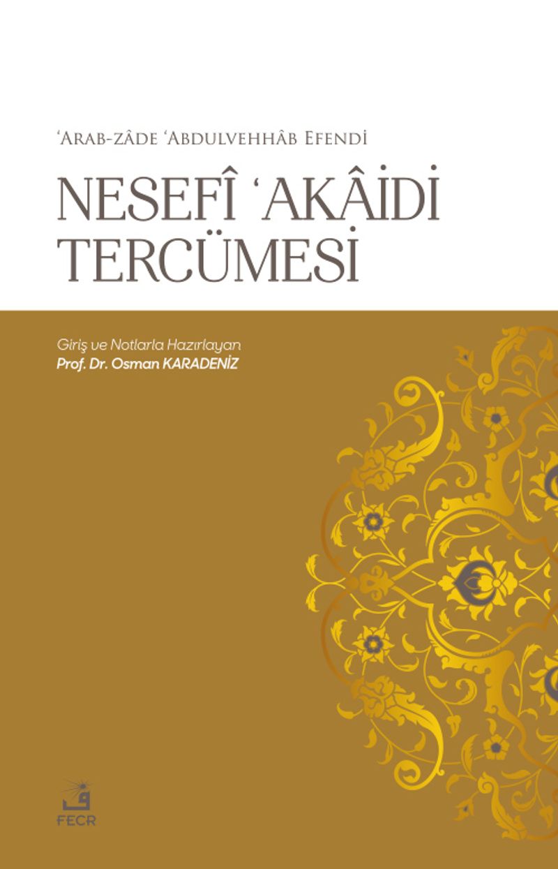 Nesefî ‘Akaidi Tercümesi kitap kapağı