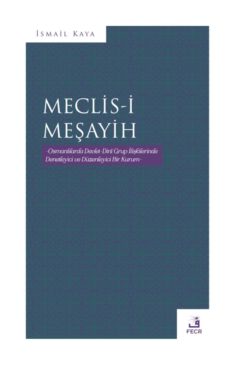 Meclis-i Meşayih kitap kapağı