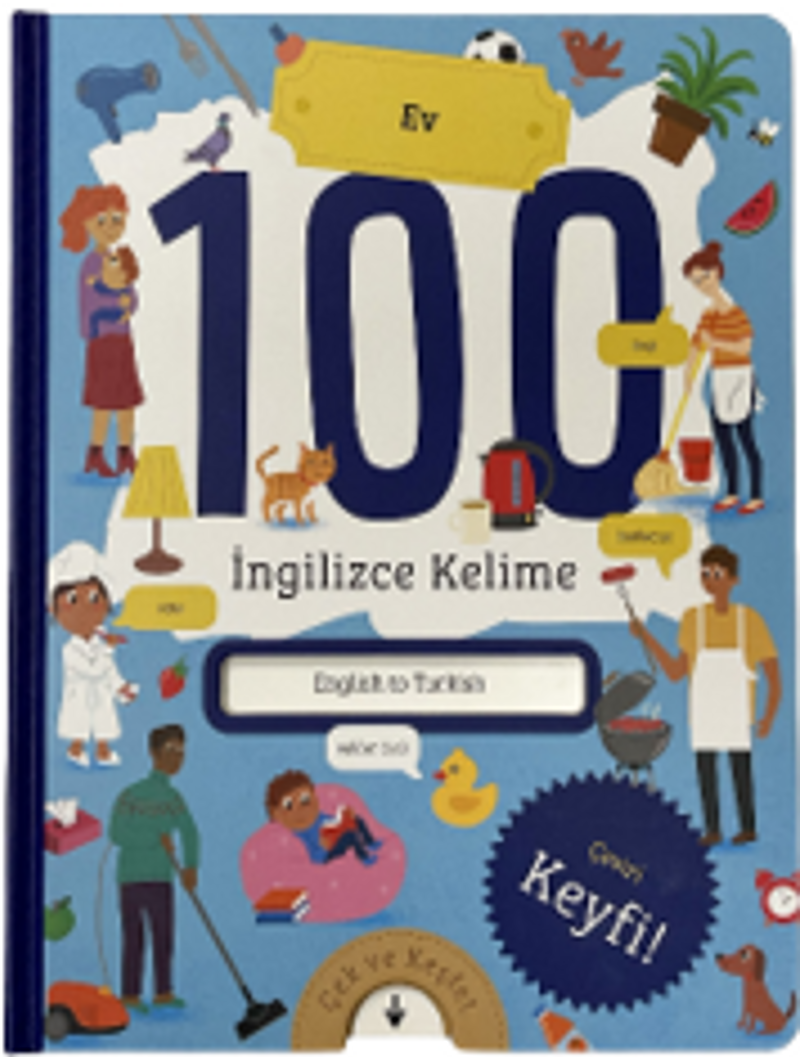 İlk 100 İngilizce Kelime Evim kitap kapağı