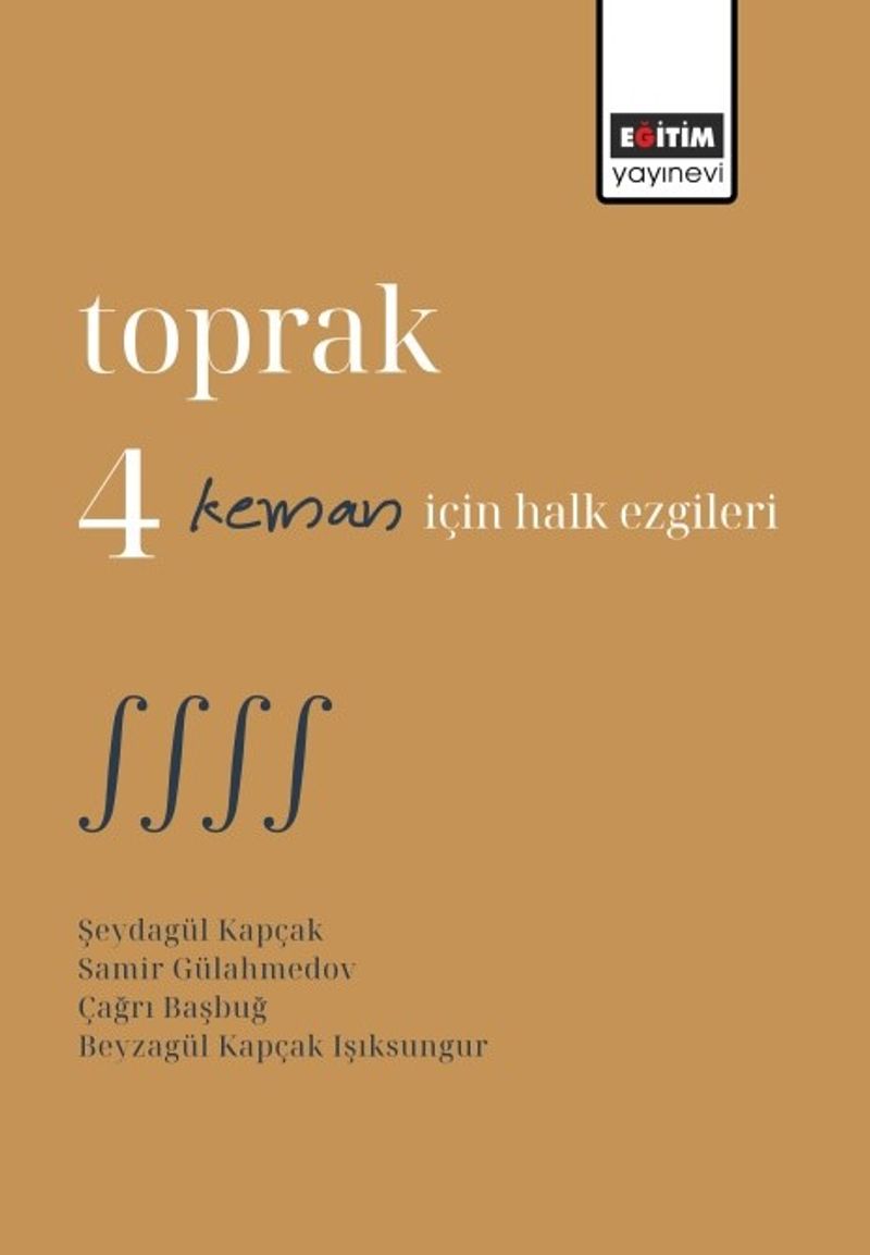 Toprak 4 Keman İçin Halk Ezgileri kitap kapağı