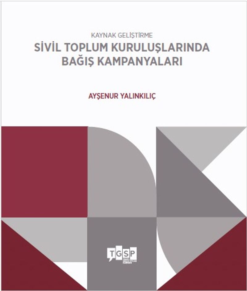 Kaynak Geliştirme Sivil Toplum Kuruluşlarında Bağış Kampanyaları kitap kapağı