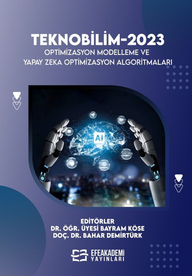 Teknobilim 2023 Optimizasyon Modelleme ve Yapay Zeka Optimizasyon Algoritmaları kitap kapağı
