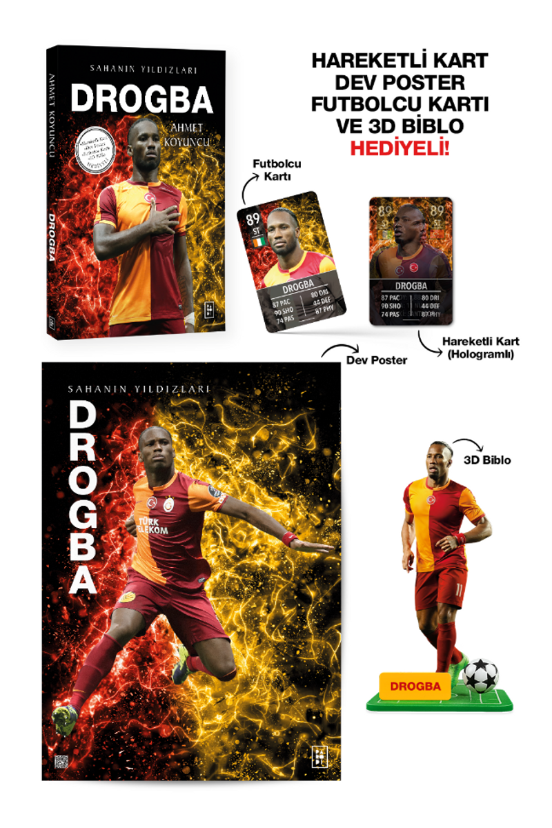 Drogba / Sahanın Yıldızları kitap kapağı