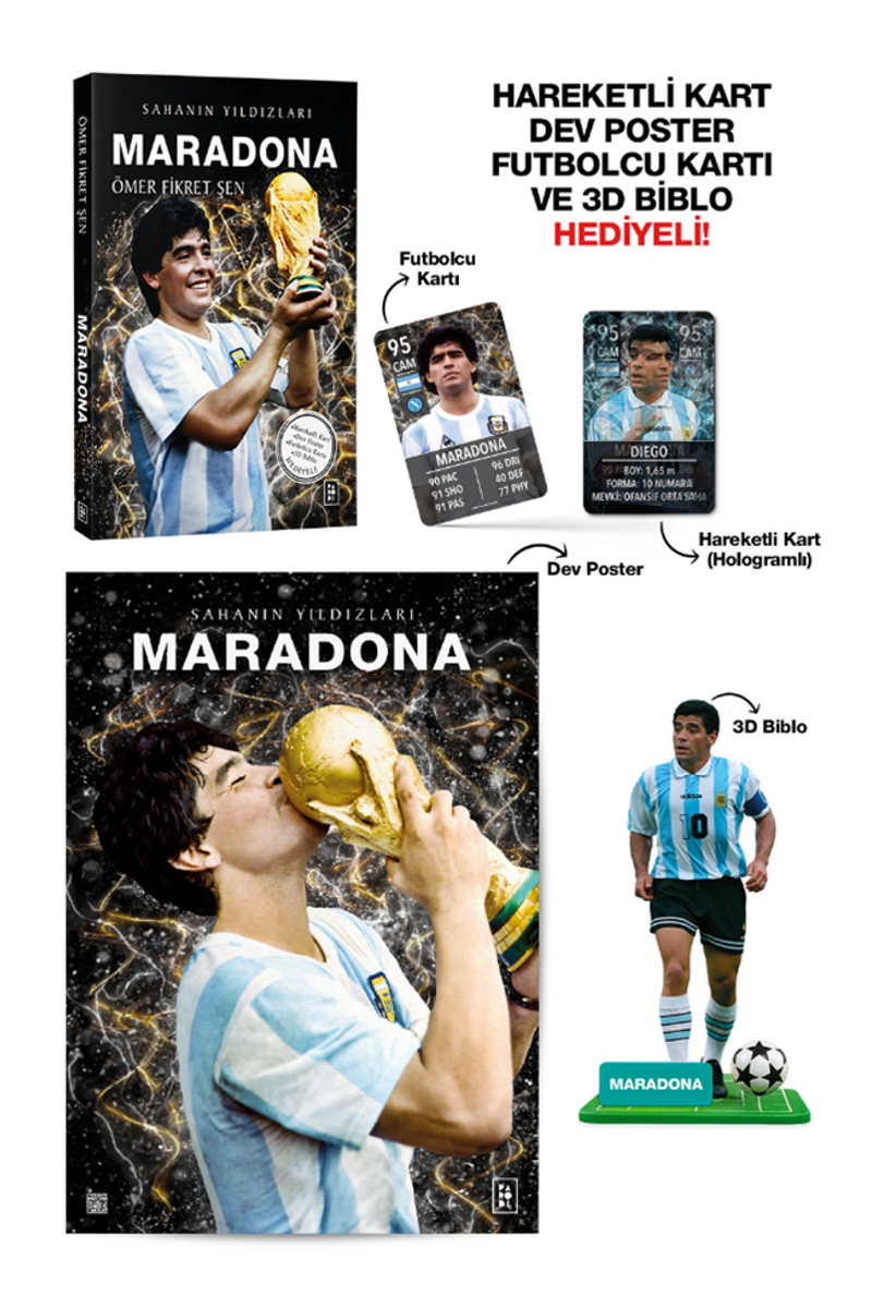 Maradona / Sahanın Yıldızları kitap kapağı