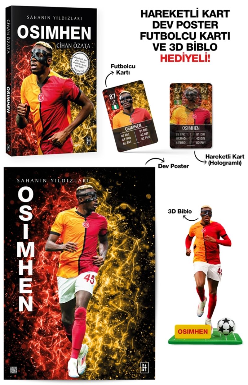 Osimhen / Sahanın Yıldızları kitap kapağı