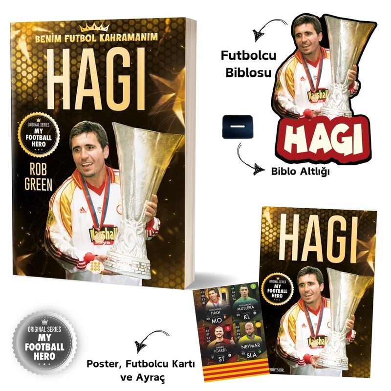 Hagi / Benim Futbol Kahramanım kitap kapağı