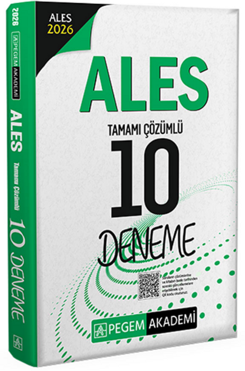 2026 ALES Tamamı Çözümlü 10 Deneme kitap kapağı