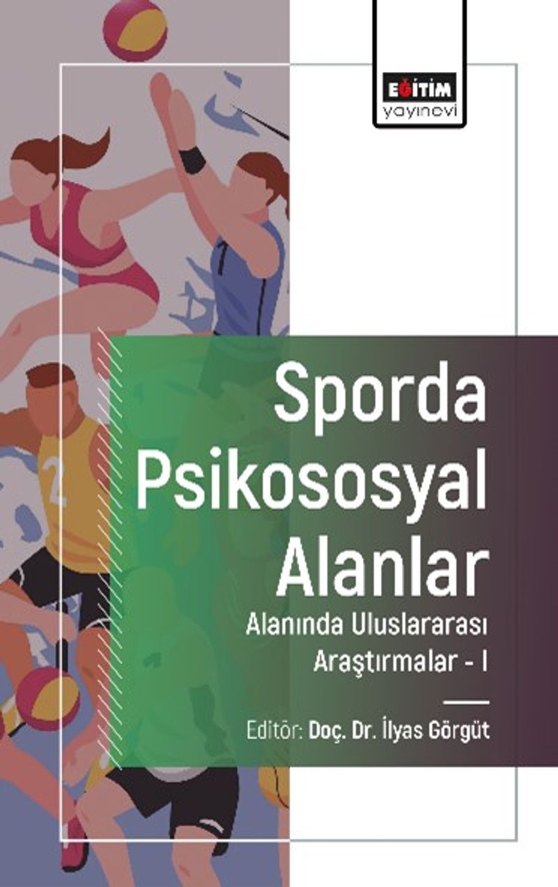 Sporda Psikososyal Alanlar Alanında Uluslararası Araştırmalar 1 kitap kapağı