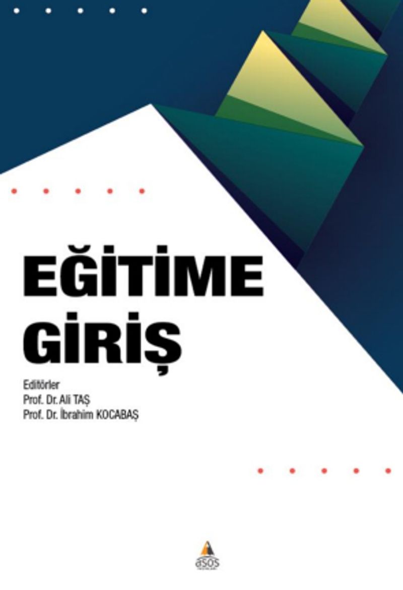 Eğitime Giriş kitap kapağı