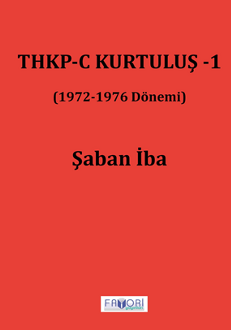 THKP-C Kurtuluş -1 kitap kapağı