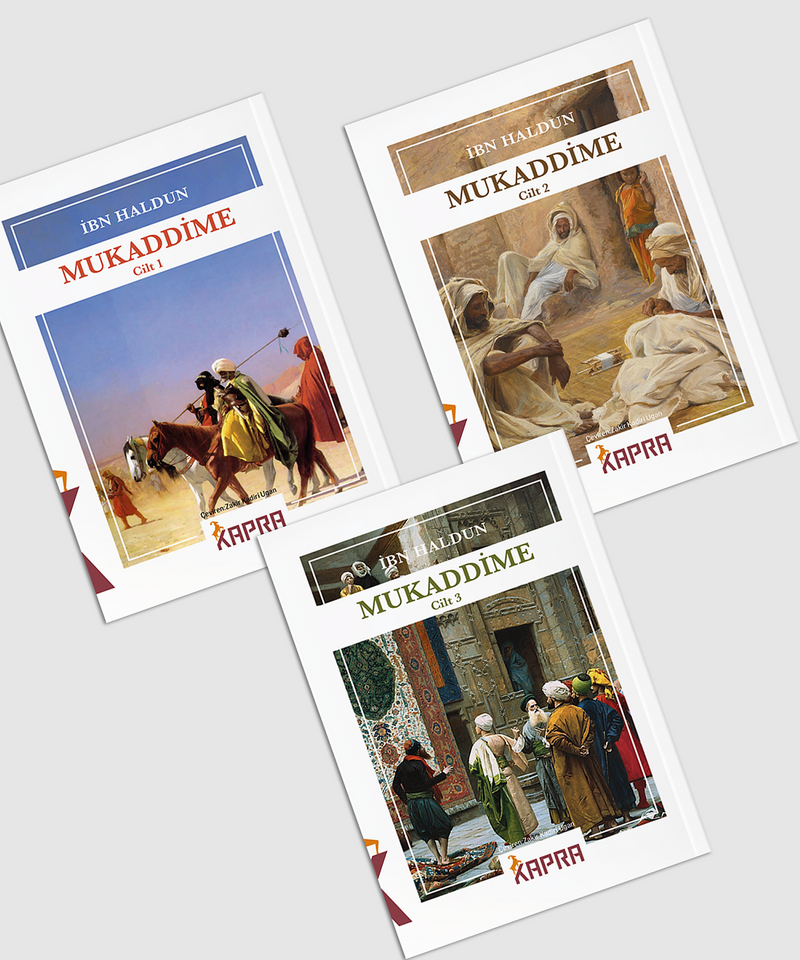 Mukaddime (3 Cilt) (Tam Metin) kitap kapağı