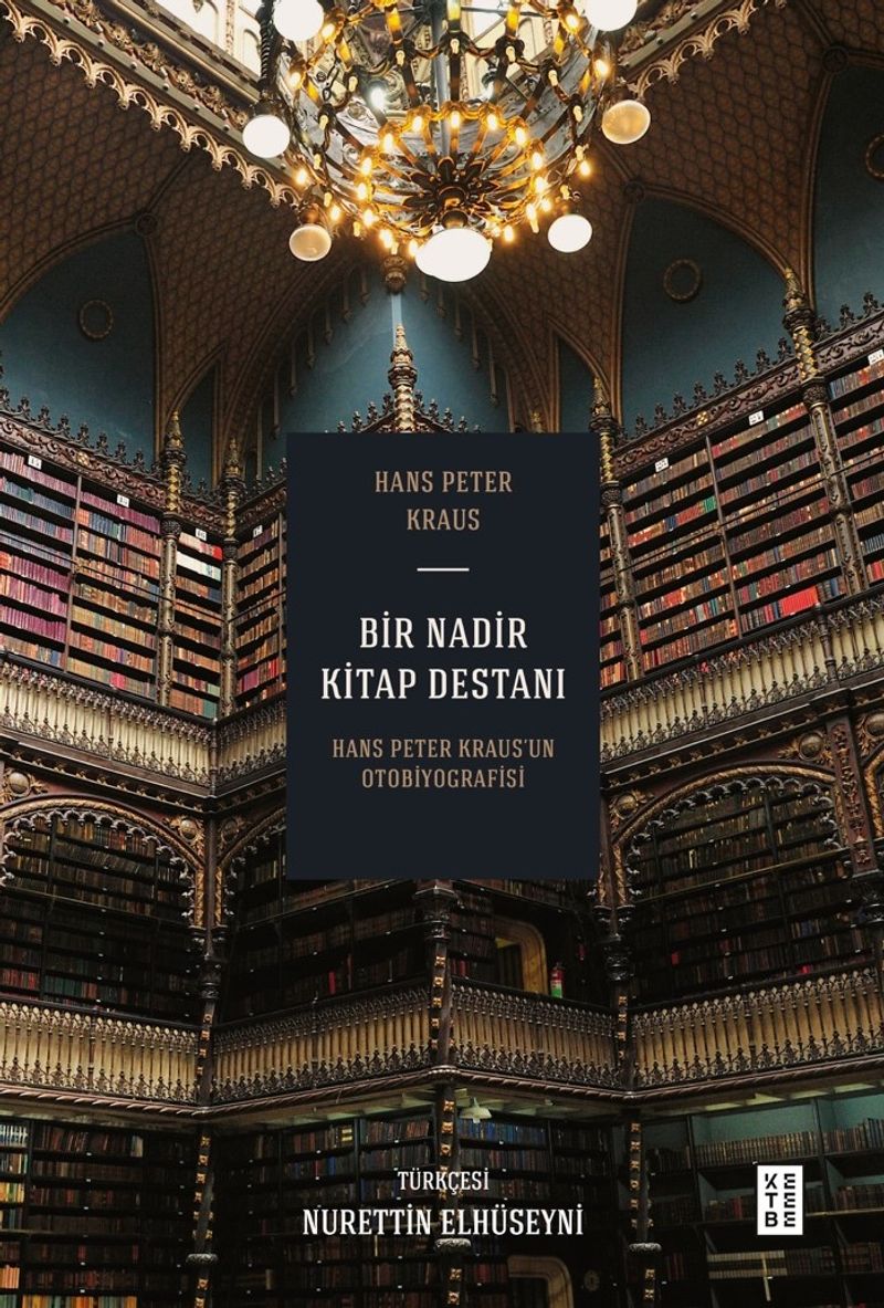 Bir Nadir Kitap Destanı (Bez Cilt) Hans Peter Kraus'un Otobiyografisi kitap kapağı